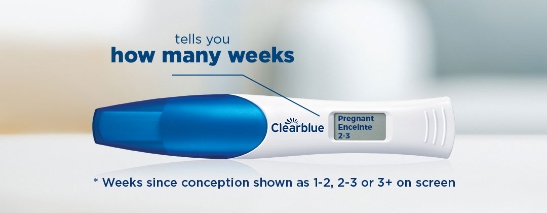 Know How Far Along You Are With The Clearblue DIGITAL Pregnancy Test